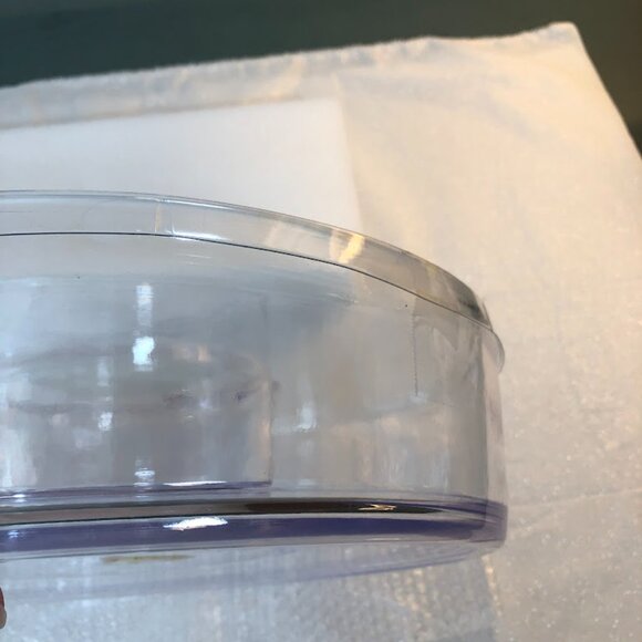 Food Network Chip and Dip Platter - NWT - Clear Acrylic - Picture 5 of 7